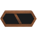 Personalised Wooden Dog Keepsake Box with Mini Paw Prints Design – Pet Fur Memorial with Acrylic Lid Engraved with Name, Dates &